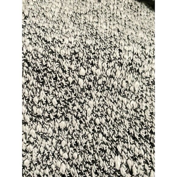 Banana Republic Sz 4 Women’s‎ Gray White Asymmetrical Zipper Blazer Jacket - Picture 4 of 4